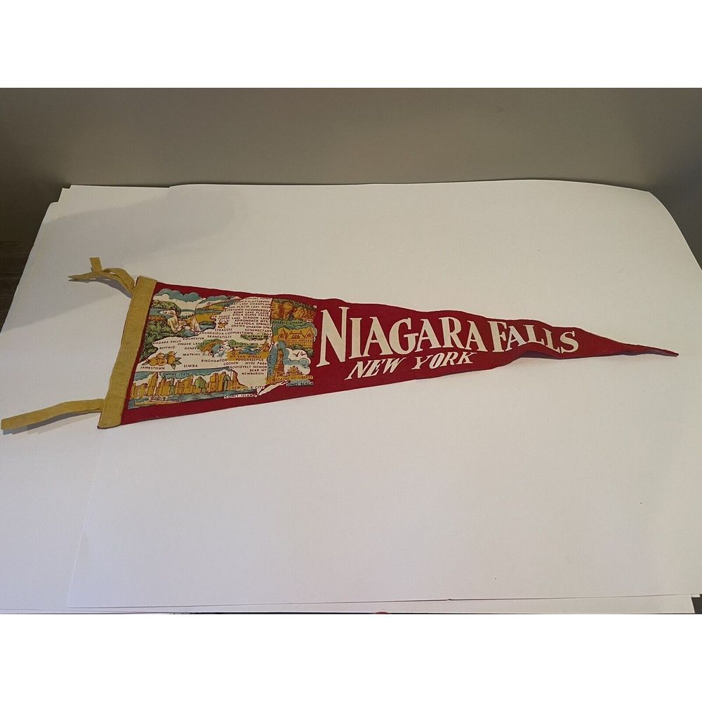 Vintage Felt Pennant Niagara Falls New‎ York